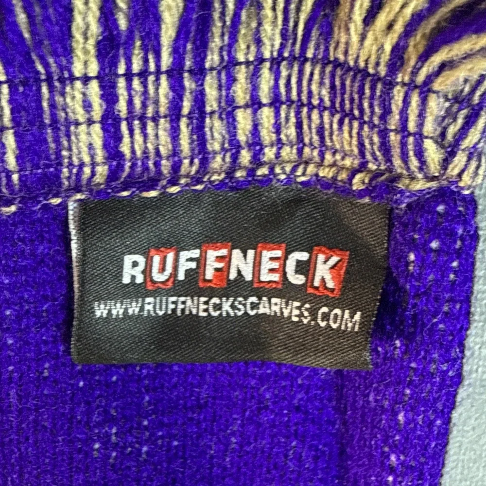 Ruffneck Unisex Converse University Valkyries Purple/Multi Scarf‎ Fringed